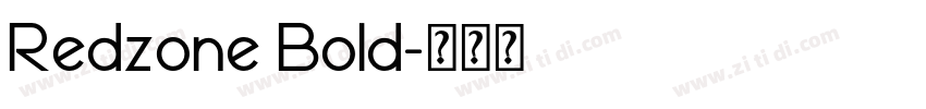 Redzone Bold字体转换